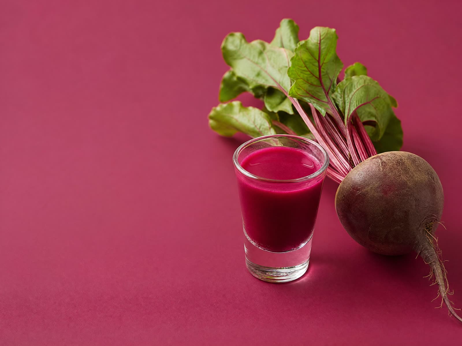 Beetroot Powder dissolved into a pre-workout shot