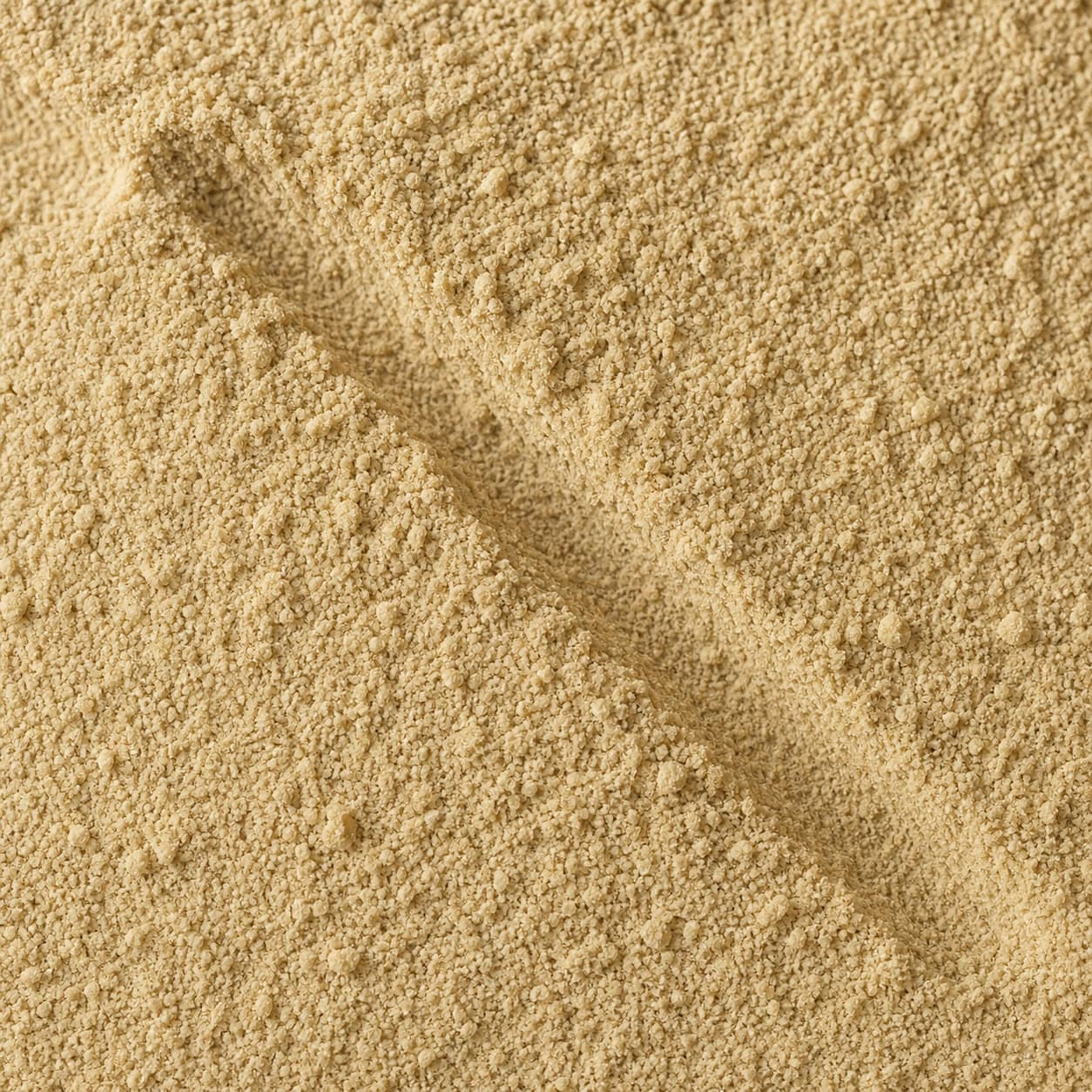A close-up of fine tan Ginger Powder