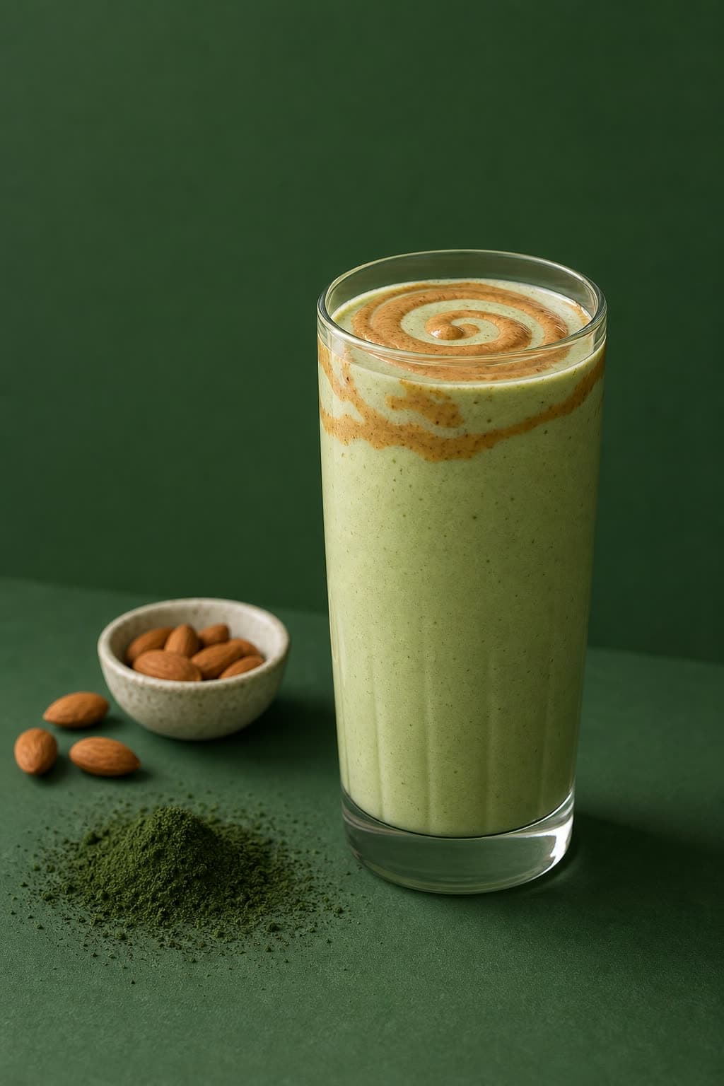 A glass of Spinach Protein Shake