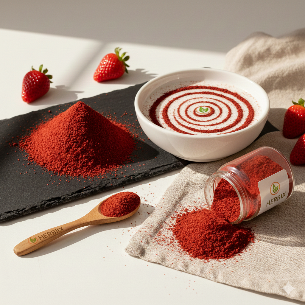 Natural Spray Dried Strawberry Powder